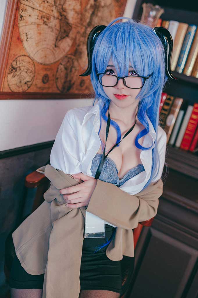 Sally Dorasnow 原神「Ganyu 甘雨 cosplay」缩略图3