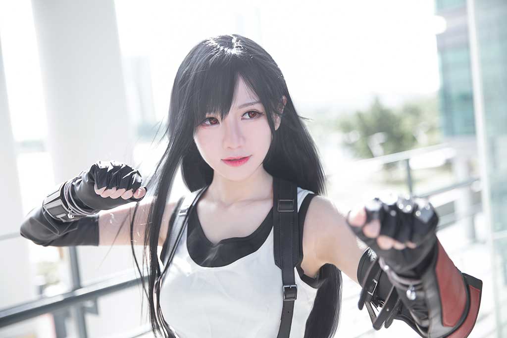 Sally Dorasnow最终幻想Tifa（蒂法）cosplay原造型缩略图1