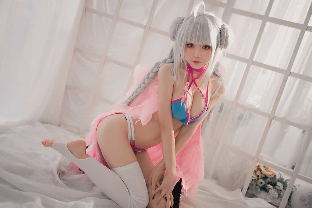 水淼Aqua碧蓝航线Formidable（可畏）cosplay泳装缩略图2