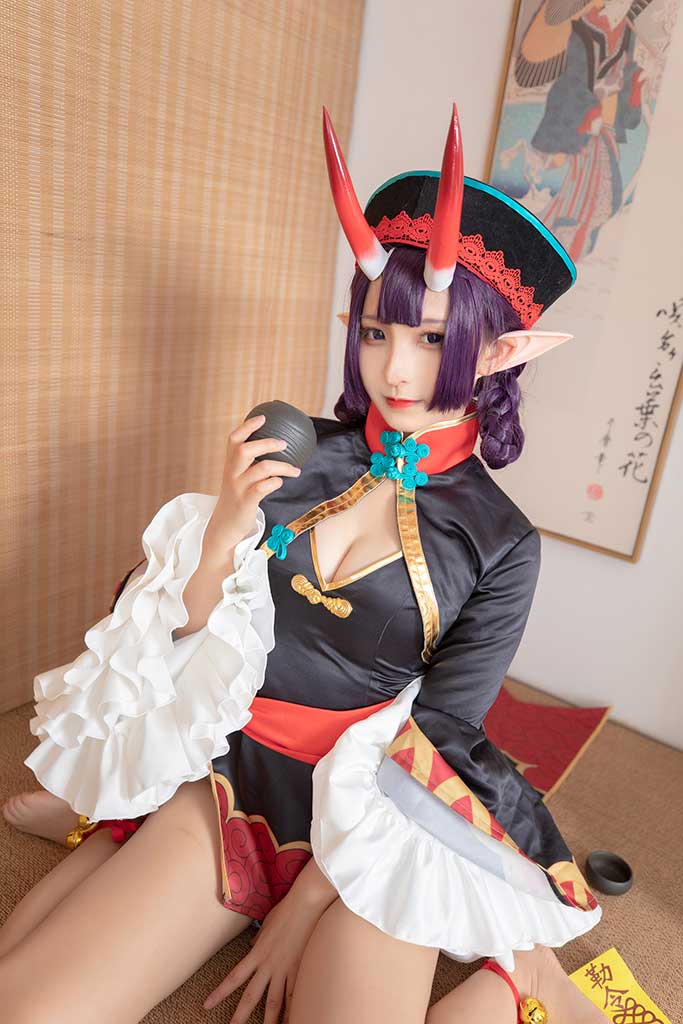 神楽坂真冬Fate酒吞童子cosplay缩略图4