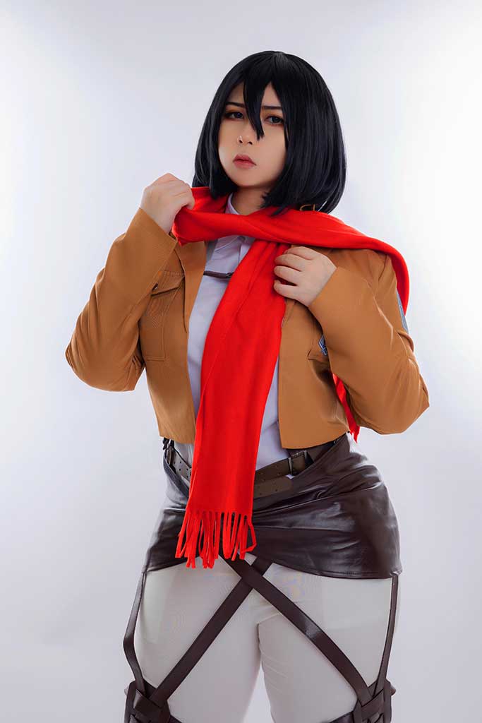 Uy Uy 进击的巨人Mikasa（三笠）cosplay原造型缩略图2