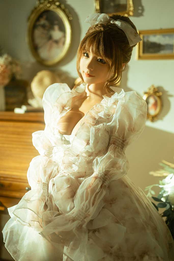 20250111-蠢沫沫「欧式女仆」白网袜5K超高清无水印【12P】-cosplay资源